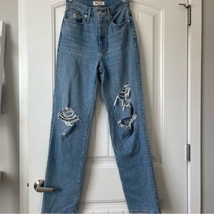 Madewell Baggy Straight Jeans